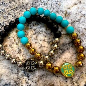 2 Rustic Cuff bracelets